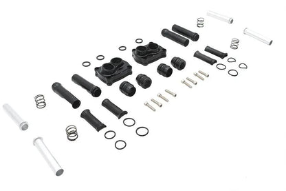 V-Twin M8 Pushrod Cover Kit Black for Harley Davidson Touring and Softail Models by V-Twin