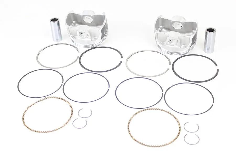 Wiseco Tracker Series Piston Set for Harley Davidson Twin Cam 88 (1999-2006) - .010 Oversize, 9.5:1 Compression Ratio by Wiseco