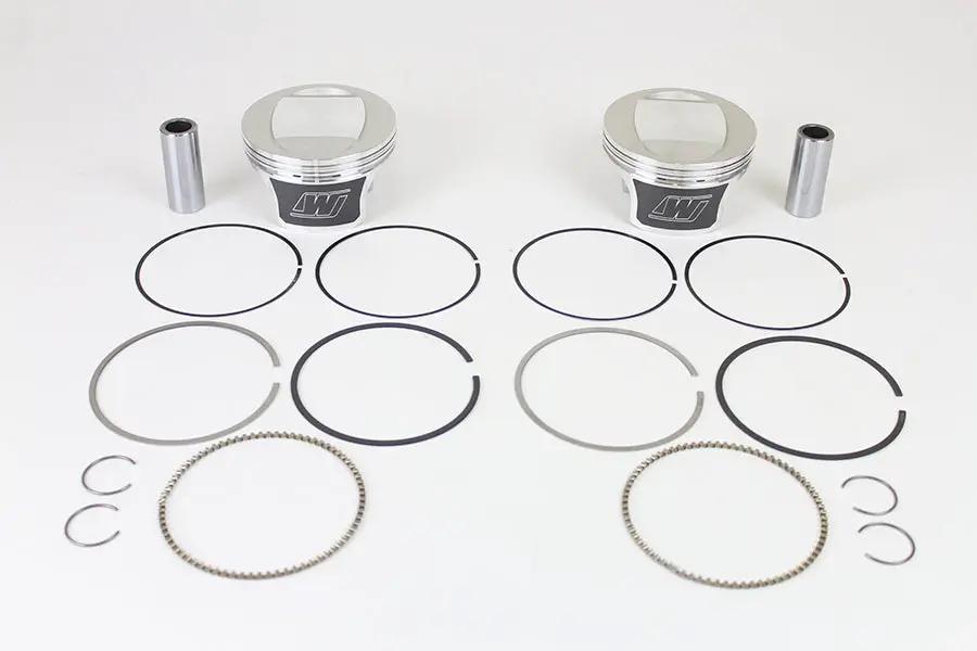 Wiseco Tracker Series Piston Set .020 Oversize for Harley Davidson Twin Cam 88 (1999-2006) by Wiseco
