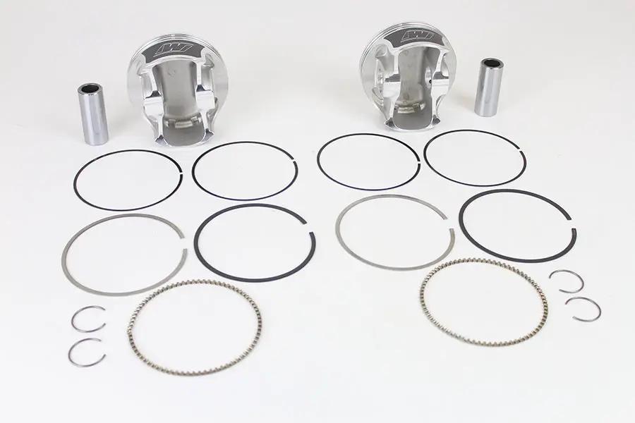 Wiseco Tracker Series Piston Set .020 Oversize for Harley Davidson Twin Cam 88 (1999-2006) by Wiseco