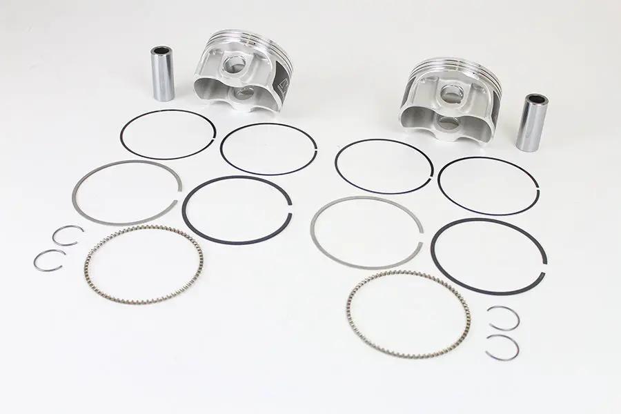 Wiseco Tracker Series Piston Set .020 Oversize for Harley Davidson Twin Cam 88 (1999-2006) by Wiseco
