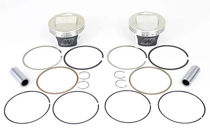 Wiseco Tracker Series Piston Set for Harley Davidson Twin Cam 88 - 95 CID Bored to 10.5:1 Compression by Wiseco