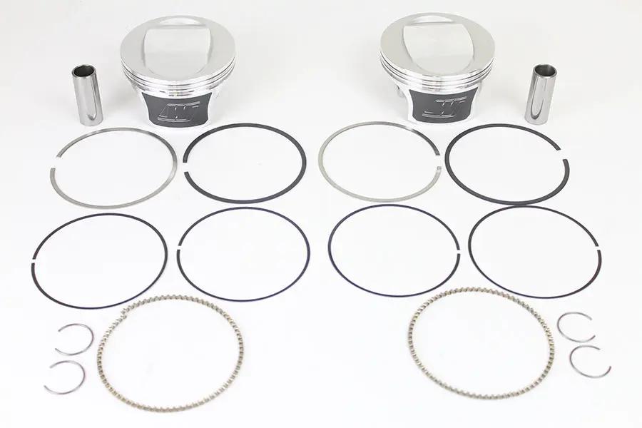 Wiseco Tracker Series Piston Set .020 Oversize for Harley Davidson Twin Cam 88 (1999-2006) by Wiseco