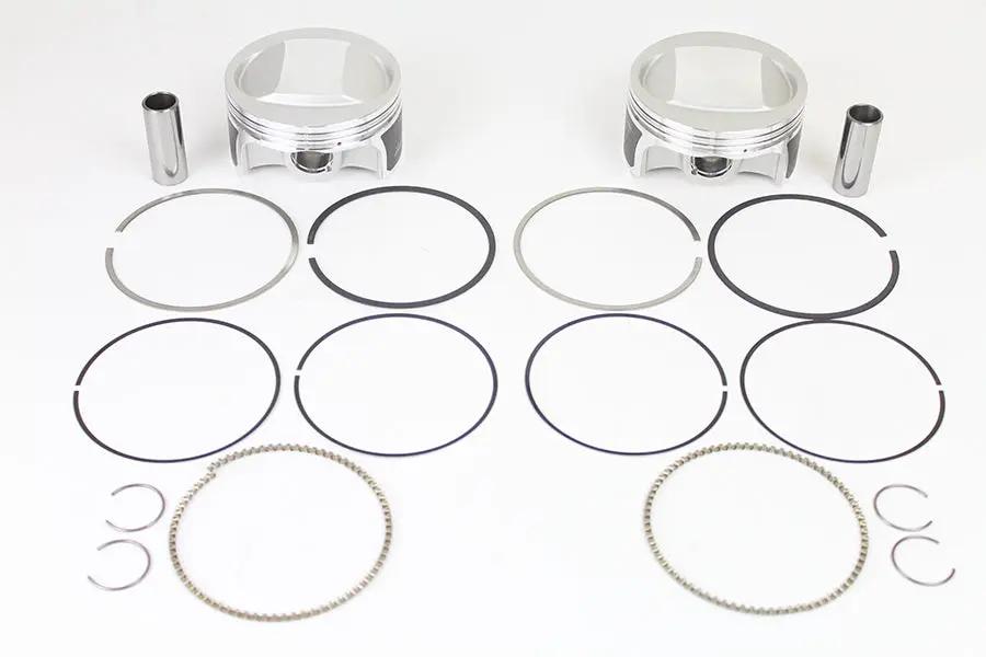Wiseco Tracker Series Piston Set .020 Oversize for Harley Davidson Twin Cam 88 (1999-2006) by Wiseco
