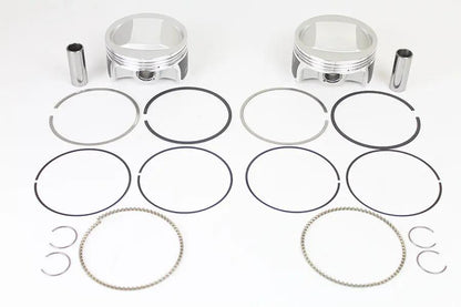 Wiseco Tracker Series Piston Set .020 Oversize for Harley Davidson Twin Cam 88 (1999-2006) by Wiseco