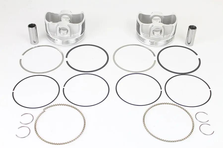 Wiseco Tracker Series Piston Set .020 Oversize for Harley Davidson Twin Cam 88 (1999-2006) by Wiseco