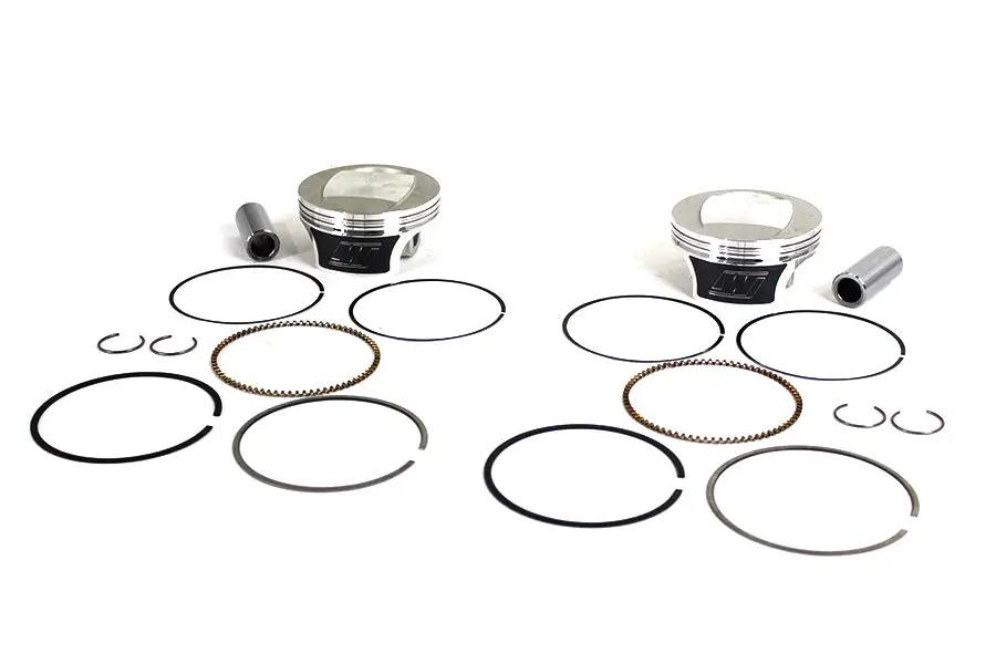 Wiseco Tracker Series Piston Set .010 Oversize for Harley Davidson FLT – Part K0210P1 by Wiseco