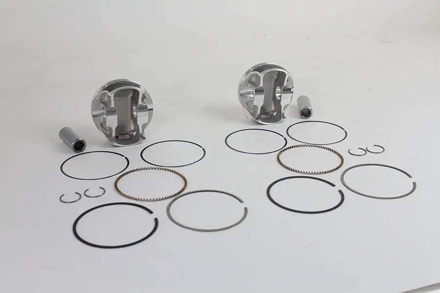 Wiseco Tracker Series Piston Set .010 Oversize for Harley Davidson FLT – Part K0210P1 by Wiseco