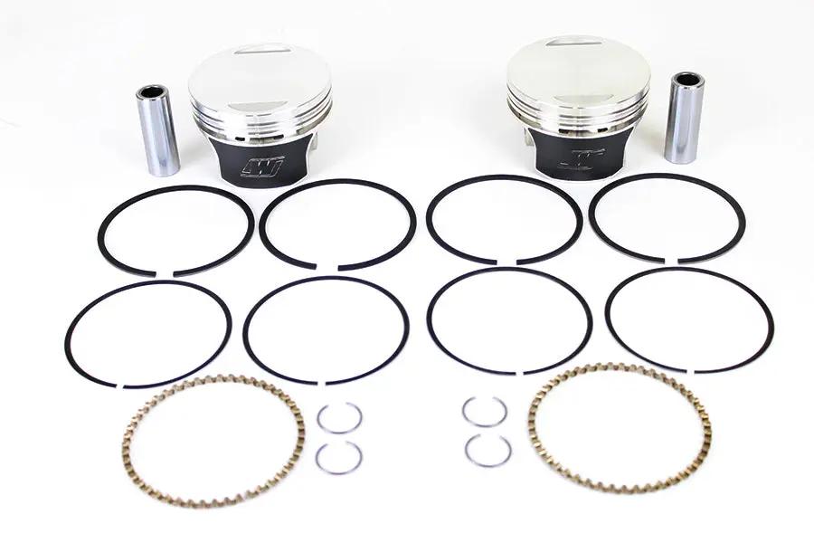 Wiseco Tracker Series Piston Set .010 Oversize for Harley Davidson FLT - Part K0215P1 by Wiseco