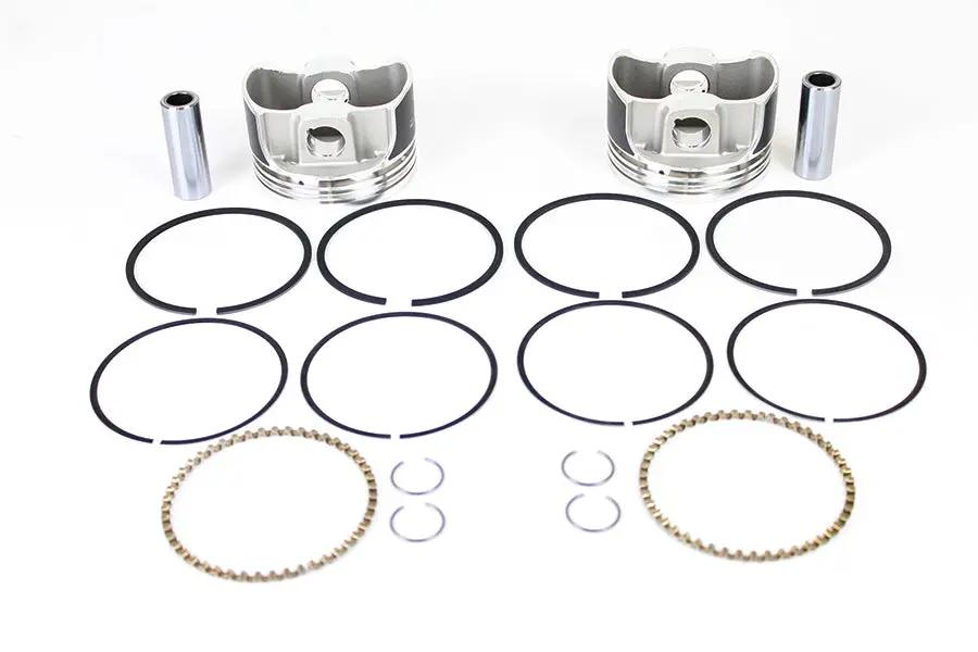 Wiseco Tracker Series Piston Set .010 Oversize for Harley Davidson FLT - Part K0215P1 by Wiseco