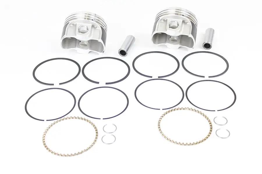 Wiseco Tracker Series Piston Set .010 Oversize for Harley Davidson FLT - Part K0215P1 by Wiseco