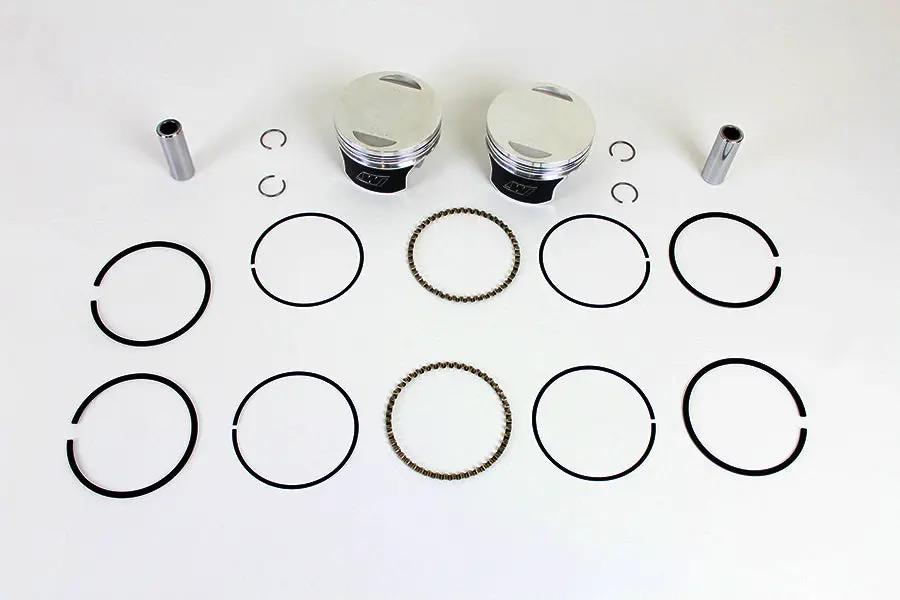 Wiseco Tracker Series Piston Set .020 Oversize for Harley Davidson FLT Engines (Part K0215P2) by Wiseco