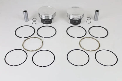 Wiseco Tracker Series Piston Set .030 Oversize for Harley Davidson FLT Models - Part K0215P3 by Wiseco