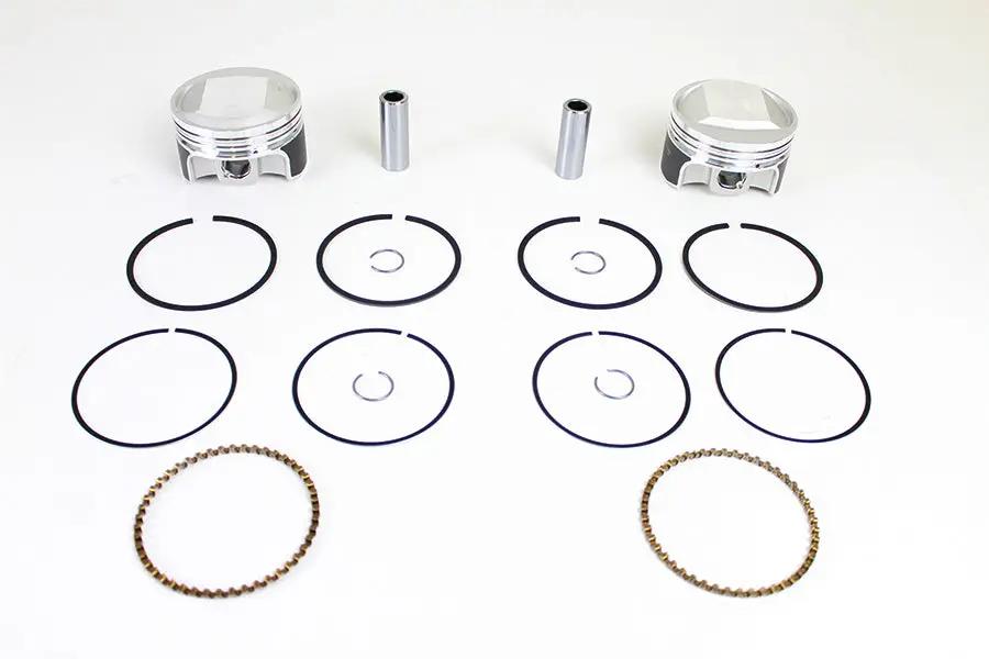 Wiseco Tracker Series Piston Set for Harley Davidson FLT – Standard Size, 10:1 Compression Ratio by Wiseco