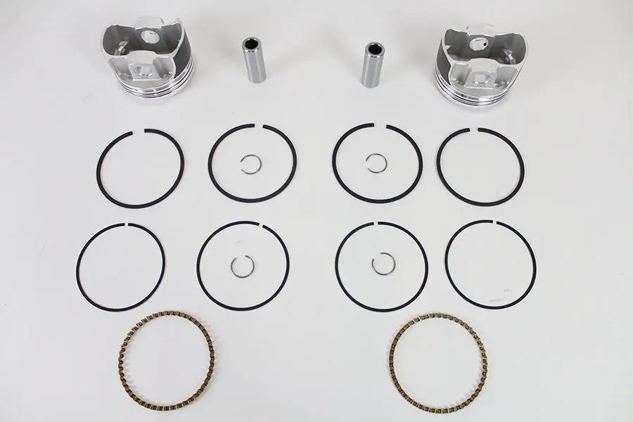 Wiseco Tracker Series Piston Set for Harley Davidson FLT – Standard Size, 10:1 Compression Ratio by Wiseco