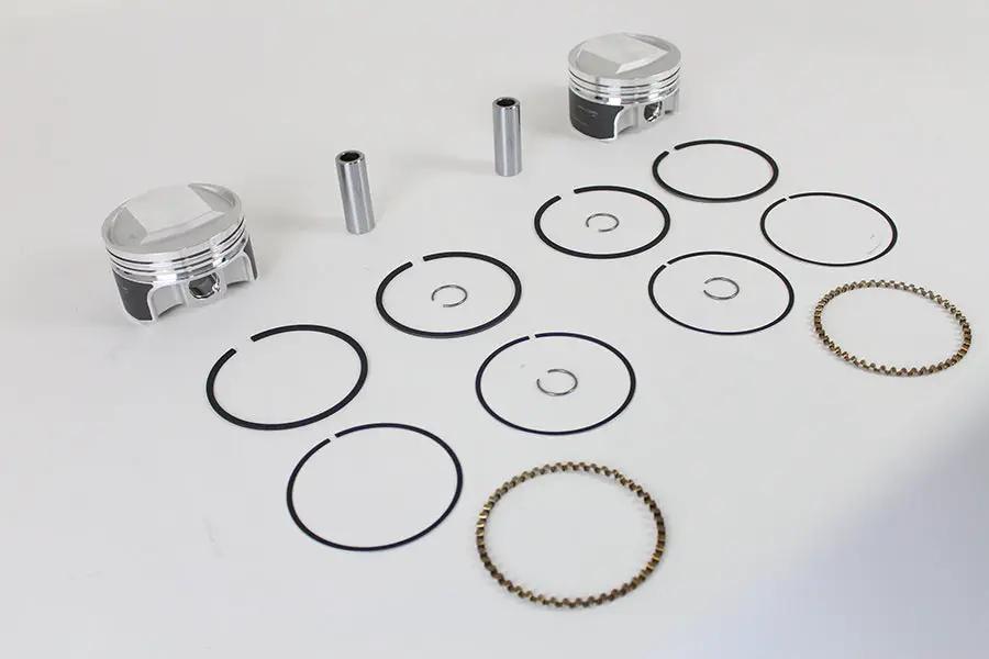 Wiseco Tracker Series Piston Set for Harley Davidson FLT – Standard Size, 10:1 Compression Ratio by Wiseco