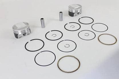 Wiseco Tracker Series Piston Set for Harley Davidson FLT – Standard Size, 10:1 Compression Ratio by Wiseco