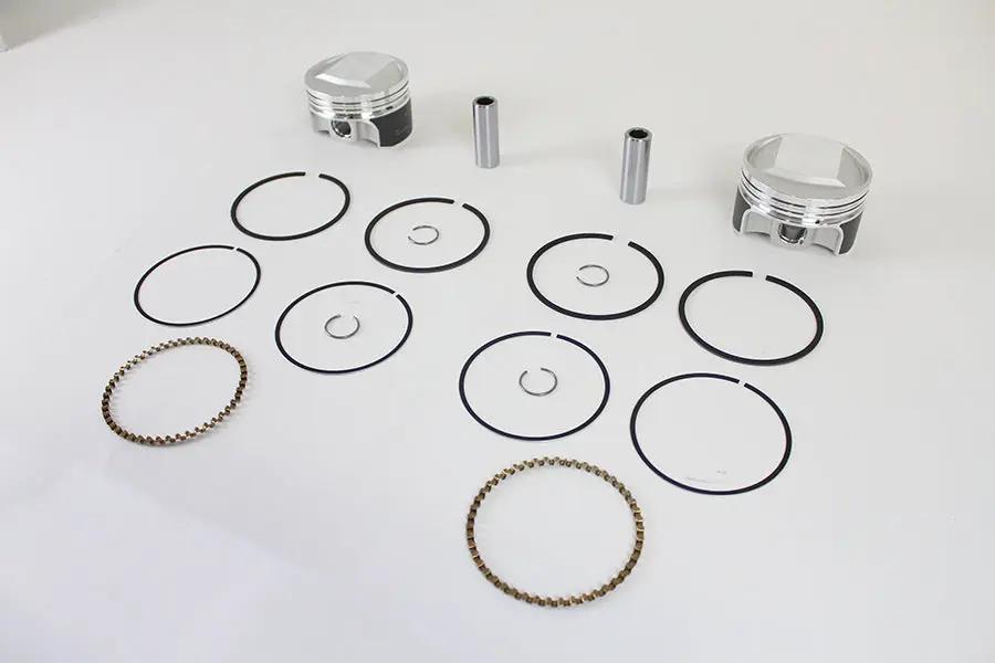 Wiseco Tracker Series Piston Set for Harley Davidson FLT – Standard Size, 10:1 Compression Ratio by Wiseco