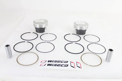 Wiseco K0216P1 Tracker Series Piston Set - .010 Oversize for Harley Davidson FLT Models by Wiseco