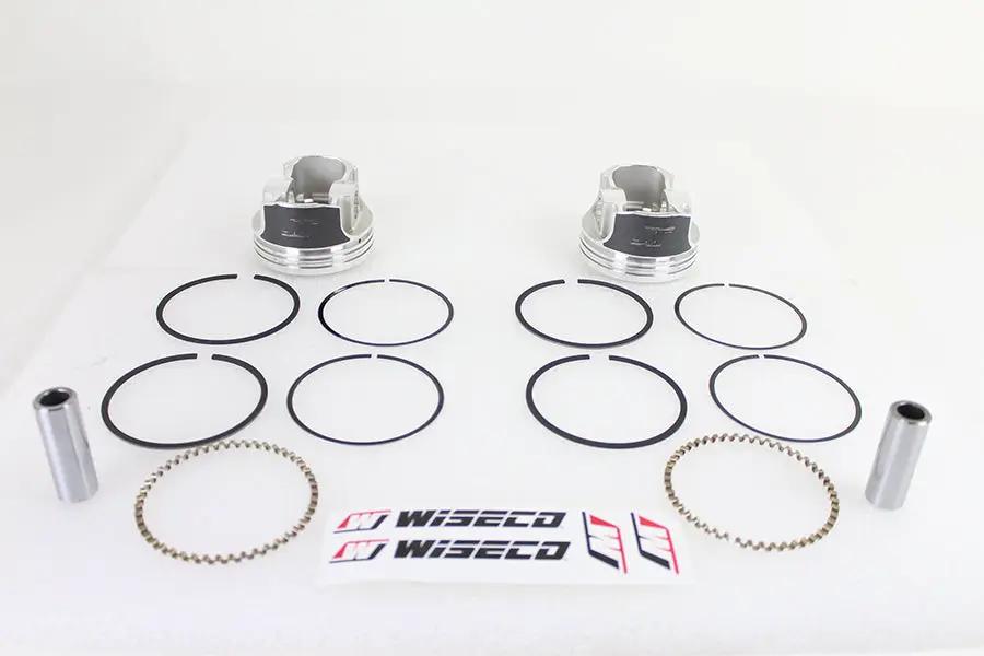 Wiseco K0216P1 Tracker Series Piston Set - .010 Oversize for Harley Davidson FLT Models by Wiseco