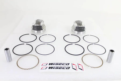 Wiseco K0216P1 Tracker Series Piston Set - .010 Oversize for Harley Davidson FLT Models by Wiseco