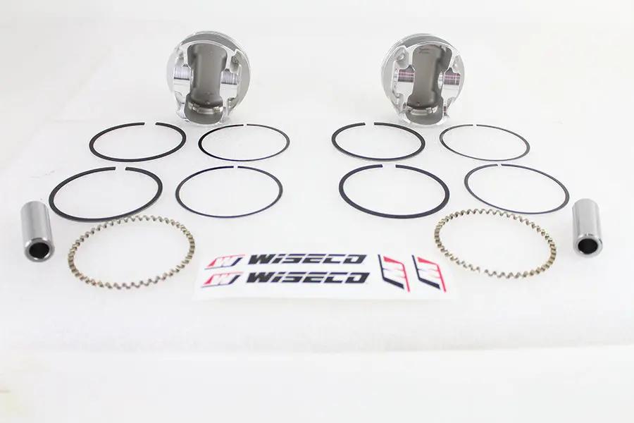 Wiseco K0216P1 Tracker Series Piston Set - .010 Oversize for Harley Davidson FLT Models by Wiseco