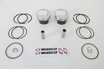 Wiseco Tracker Series Piston Set .030 Oversize for Harley Davidson FLT by Wiseco