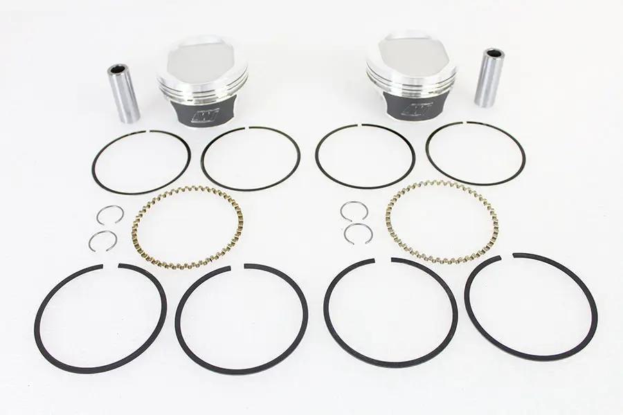 Wiseco Tracker Series 883cc Piston Set .010 Oversize for Harley Davidson XL (Parts K0213P1) by Wiseco