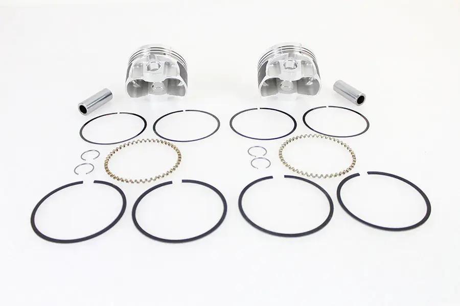 Wiseco Tracker Series 883cc Piston Set .010 Oversize for Harley Davidson XL (Parts K0213P1) by Wiseco