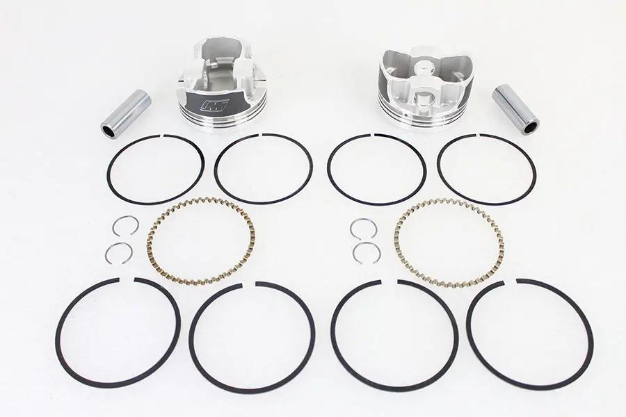Wiseco Tracker Series 883cc Piston Set .010 Oversize for Harley Davidson XL (Parts K0213P1) by Wiseco