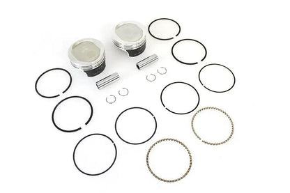 Wiseco Tracker Series 883cc Piston Set .020 Oversize for Harley Davidson XL 1986-1995 by Wiseco