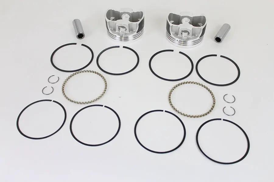 Wiseco Tracker Series 883cc Piston Set .030 Oversize for Harley Davidson XL (Fits 1986-1995) by Wiseco