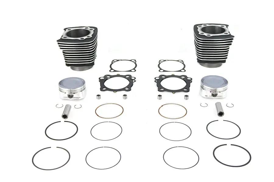 V-Twin 1270cc Cylinder and Piston Conversion Kit for Harley Davidson XL - Black Finish by V-Twin