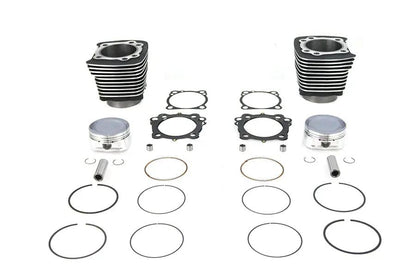 V-Twin 1270cc Cylinder and Piston Conversion Kit for Harley Davidson XL - Black Finish by V-Twin