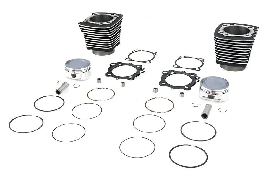 V-Twin 1270cc Cylinder and Piston Conversion Kit for Harley Davidson XL - Black Finish by V-Twin