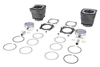 V-Twin 1270cc Cylinder and Piston Conversion Kit for Harley Davidson XL - Black Finish by V-Twin