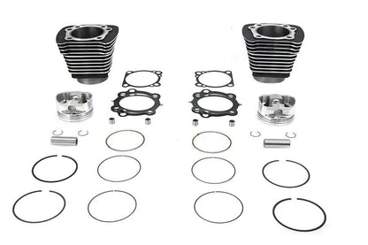 V-Twin 1270cc Cylinder and Piston Conversion Kit for Harley Davidson XL - Black Finish by V-Twin