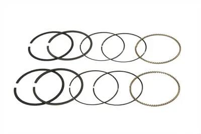 Hastings Rings 2M6482-080 74 Inch Moly Piston Ring Set - .080 Oversize for Harley Davidson FL & FX Models by Hastings Rings