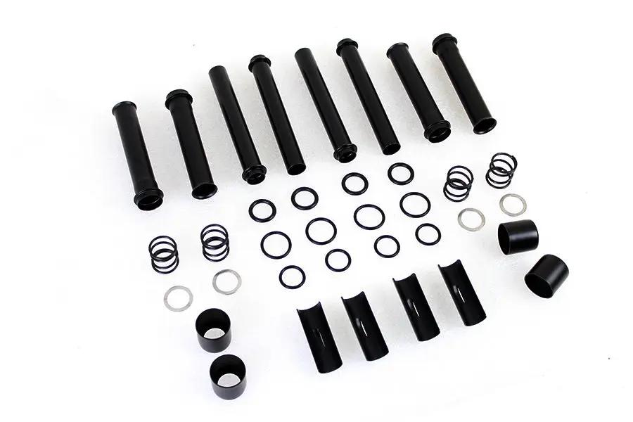Motorshop M8 Pushrod Cover Kit Black for Harley Davidson FLT and FLST Models by Motorshop