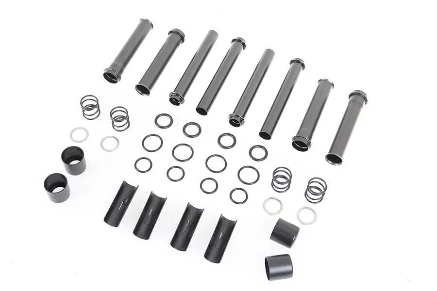 Motorshop M8 Pushrod Cover Kit Black for Harley Davidson FLT and FLST Models by Motorshop