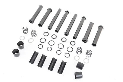 Motorshop M8 Pushrod Cover Kit Black for Harley Davidson FLT and FLST Models by Motorshop