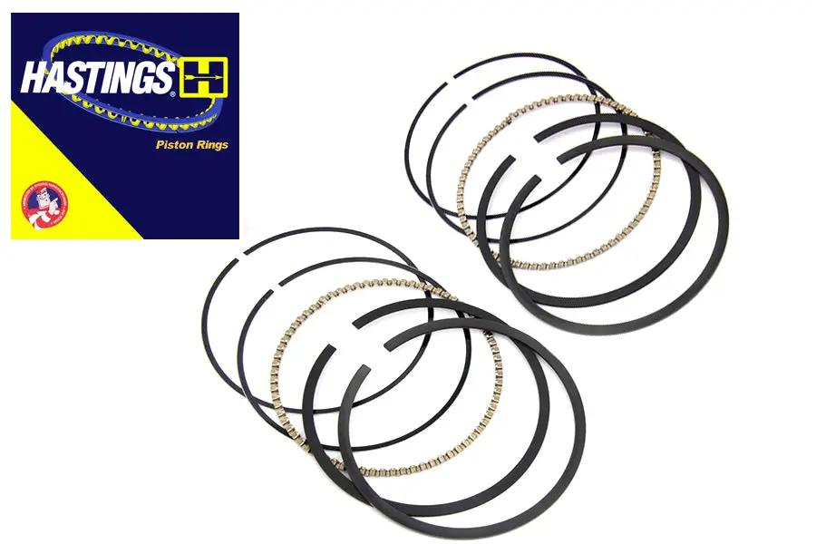 Hastings Rings 2M4941-005 Piston Ring Set for Harley Davidson FXST and FLST Models by Hastings Rings