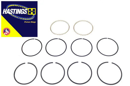 Hastings Rings 74 Inch Moly Piston Ring Set .005 for Harley Davidson EL and FL Models by Hastings Rings