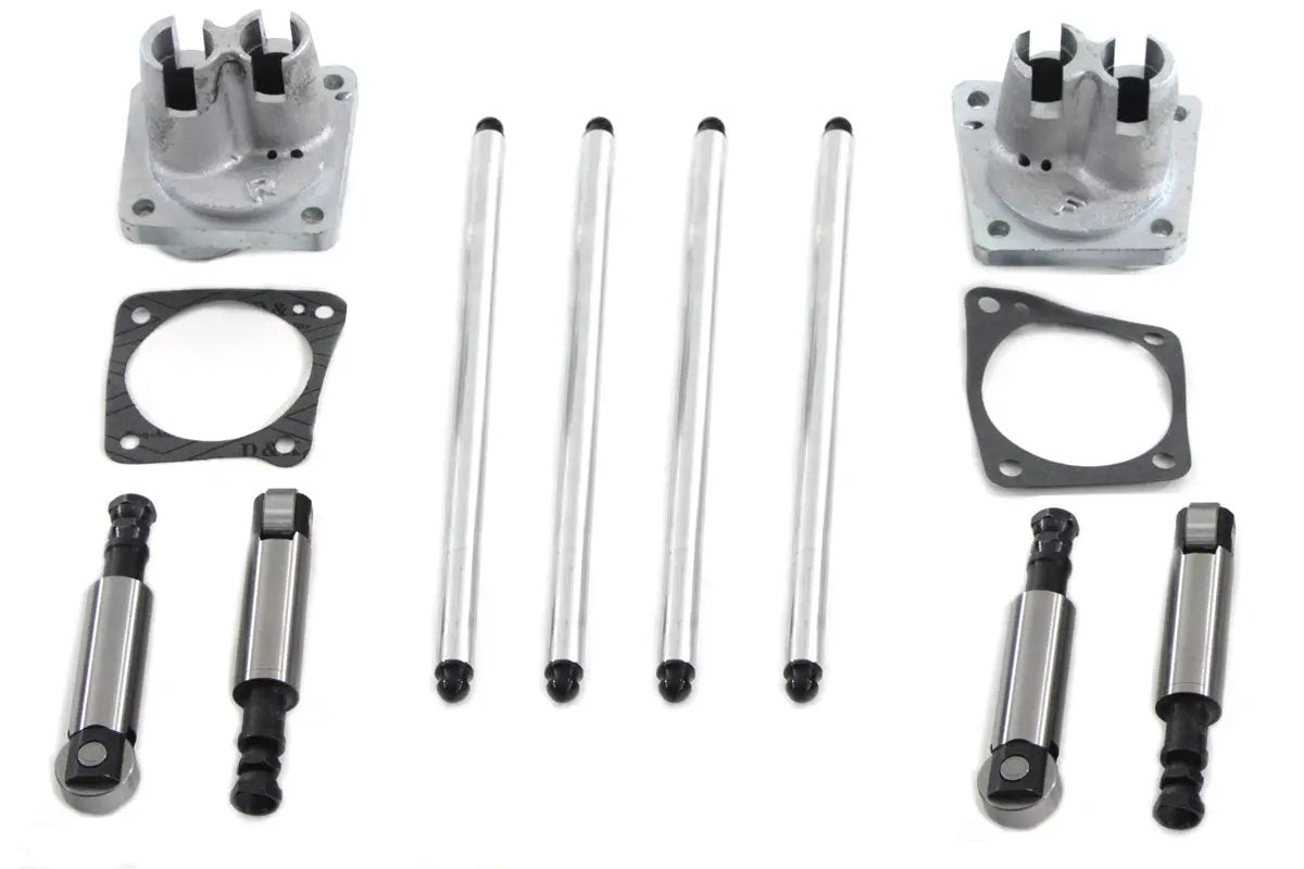 Motorshop Solid Tappet Kit Zinc for Harley Davidson FL 1966-1975 - Part Number 11-1524 by Motorshop