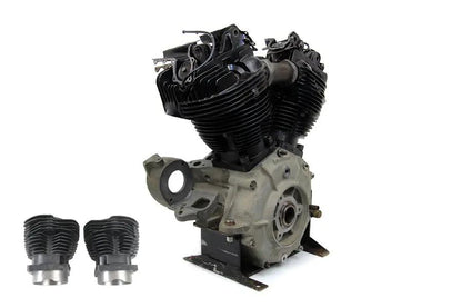 Motorshop Replica 74 Inch Knucklehead Cylinder Kit Black for Harley Davidson FL 1941-1947 by Motorshop
