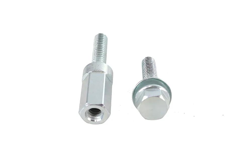V-Twin M8 Lower Rocker Cover Screw Standard Set Zinc Plated for Harley Davidson FLT & FXST by V-Twin