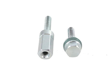 V-Twin M8 Lower Rocker Cover Screw Standard Set Zinc Plated for Harley Davidson FLT & FXST by V-Twin