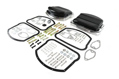 V-Twin Panhead Evolution Rocker Box Set Black for Harley Davidson FLT (1984-1993) by V-Twin
