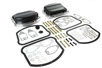 V-Twin Panhead Evolution Rocker Box Set Black for Harley Davidson FLT (1984-1993) by V-Twin