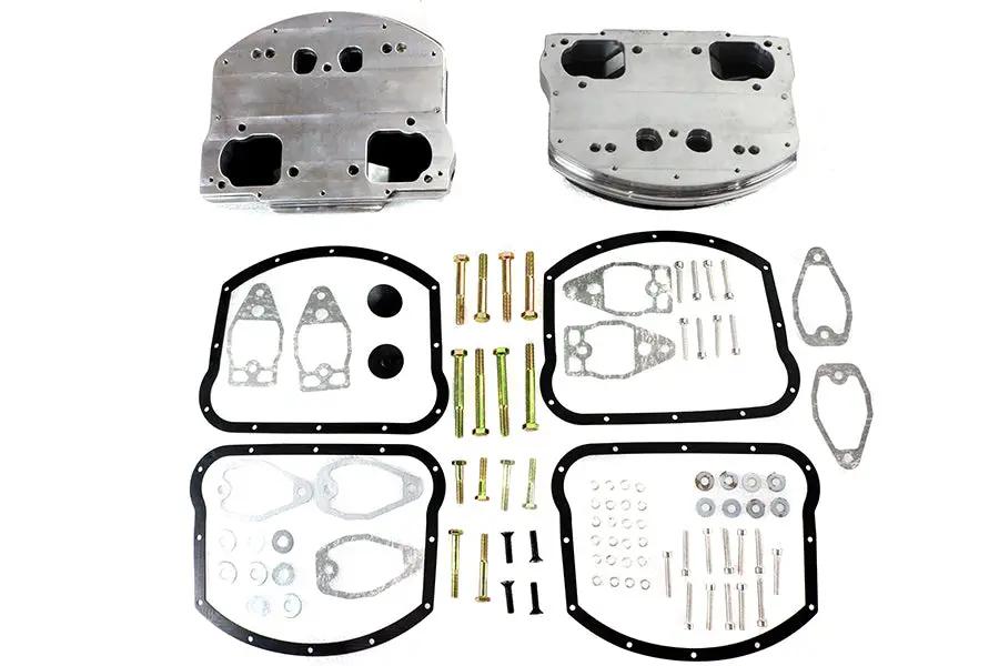 V-Twin Panhead Evolution Rocker Box Set Black for Harley Davidson FLT (1984-1993) by V-Twin